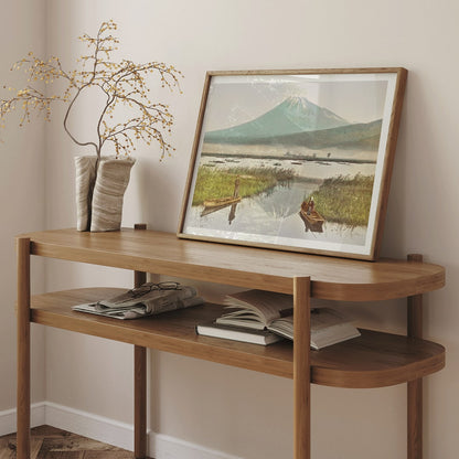 , framed and displayed in home decor