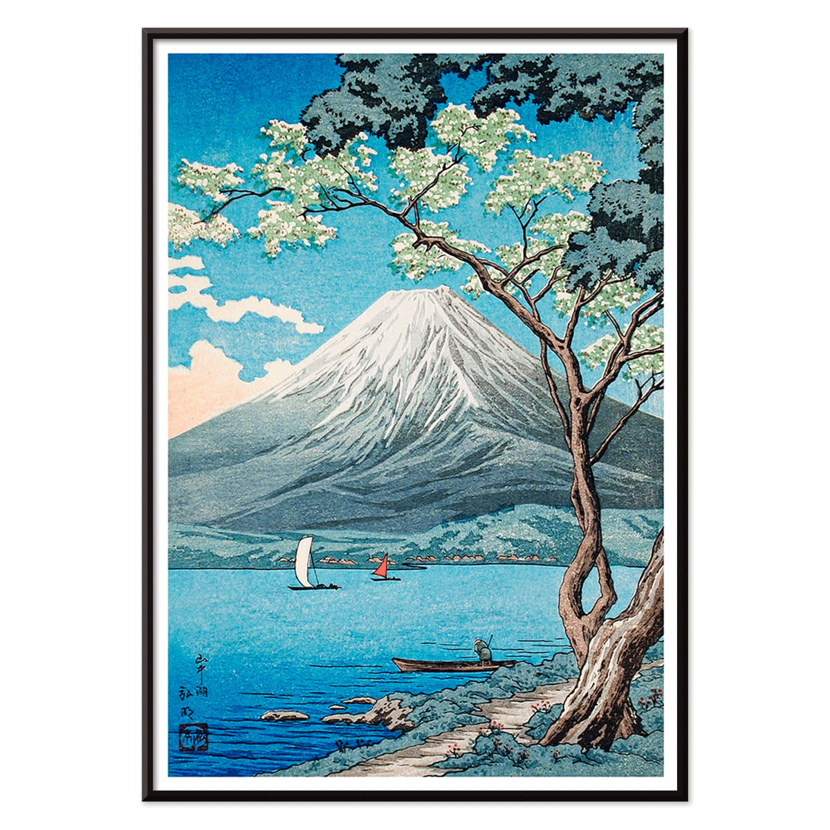 Poster | Mount Fuji from Lake Yamanaka Hiroaki Takahashi 1945