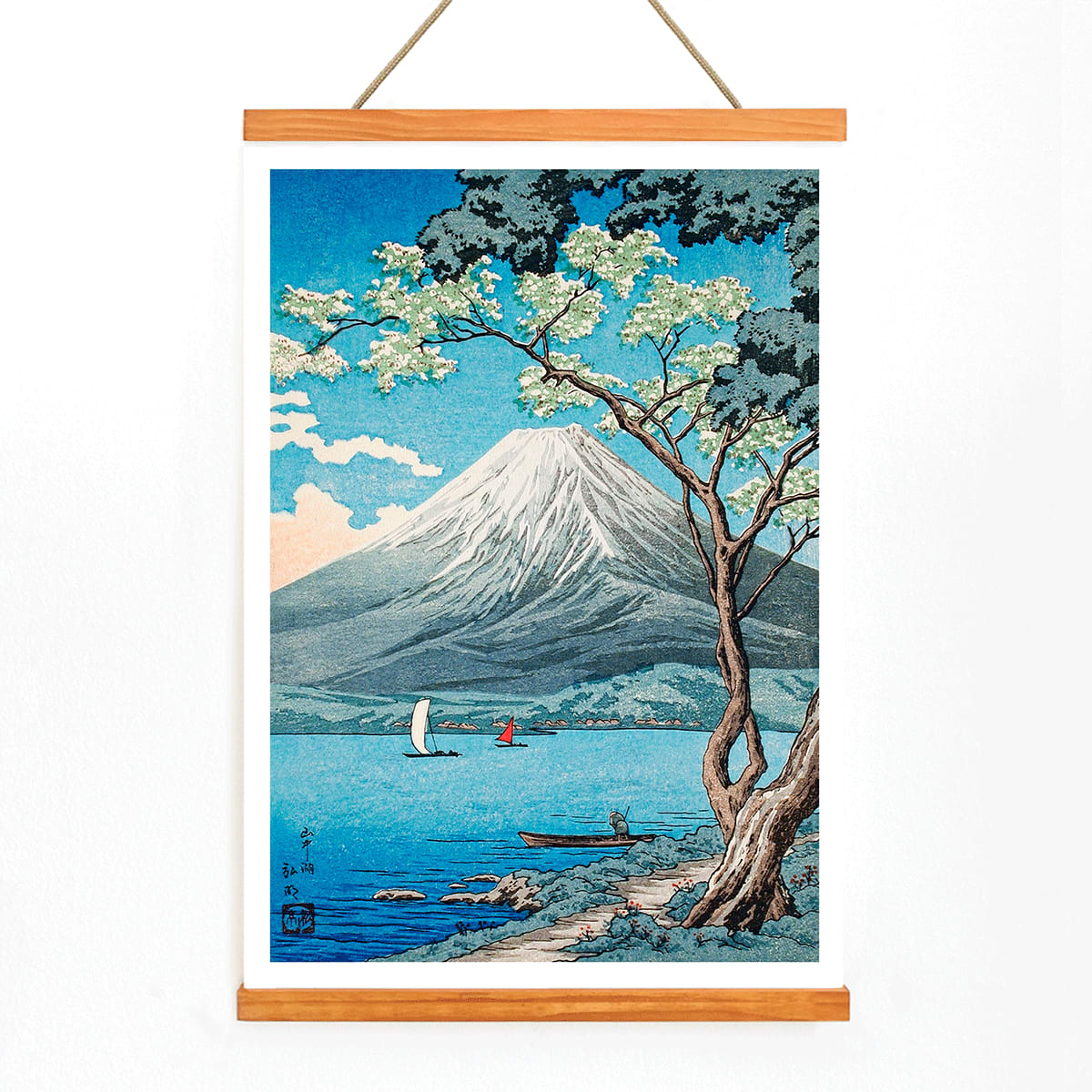 Poster | Mount Fuji from Lake Yamanaka Hiroaki Takahashi 1945