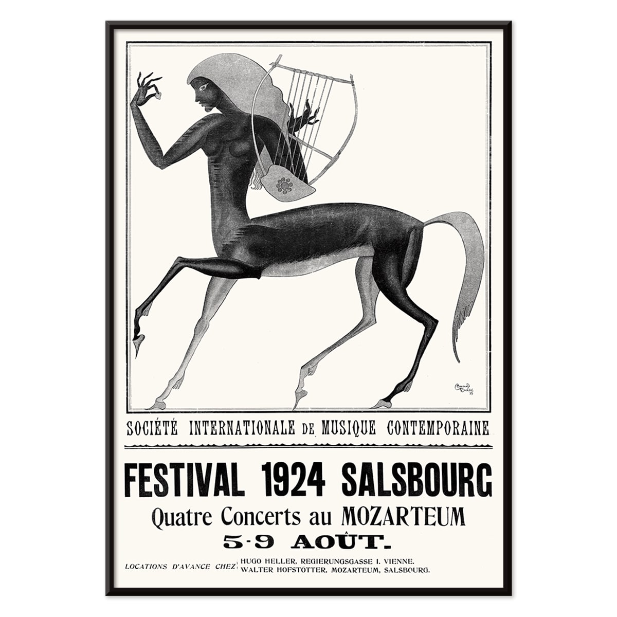 Poster | Centaur Festival 1924 Salsbourg by Edmund Dulac (1924