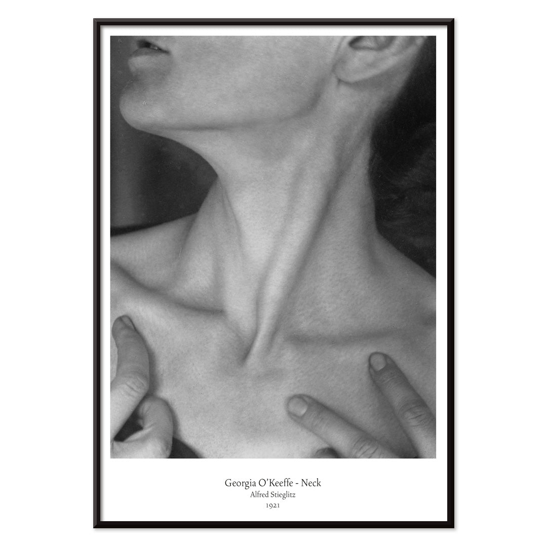 Poster | Georgia O'Keeffe Neck by Alfred Stieglitz 1921 | MORYARTY