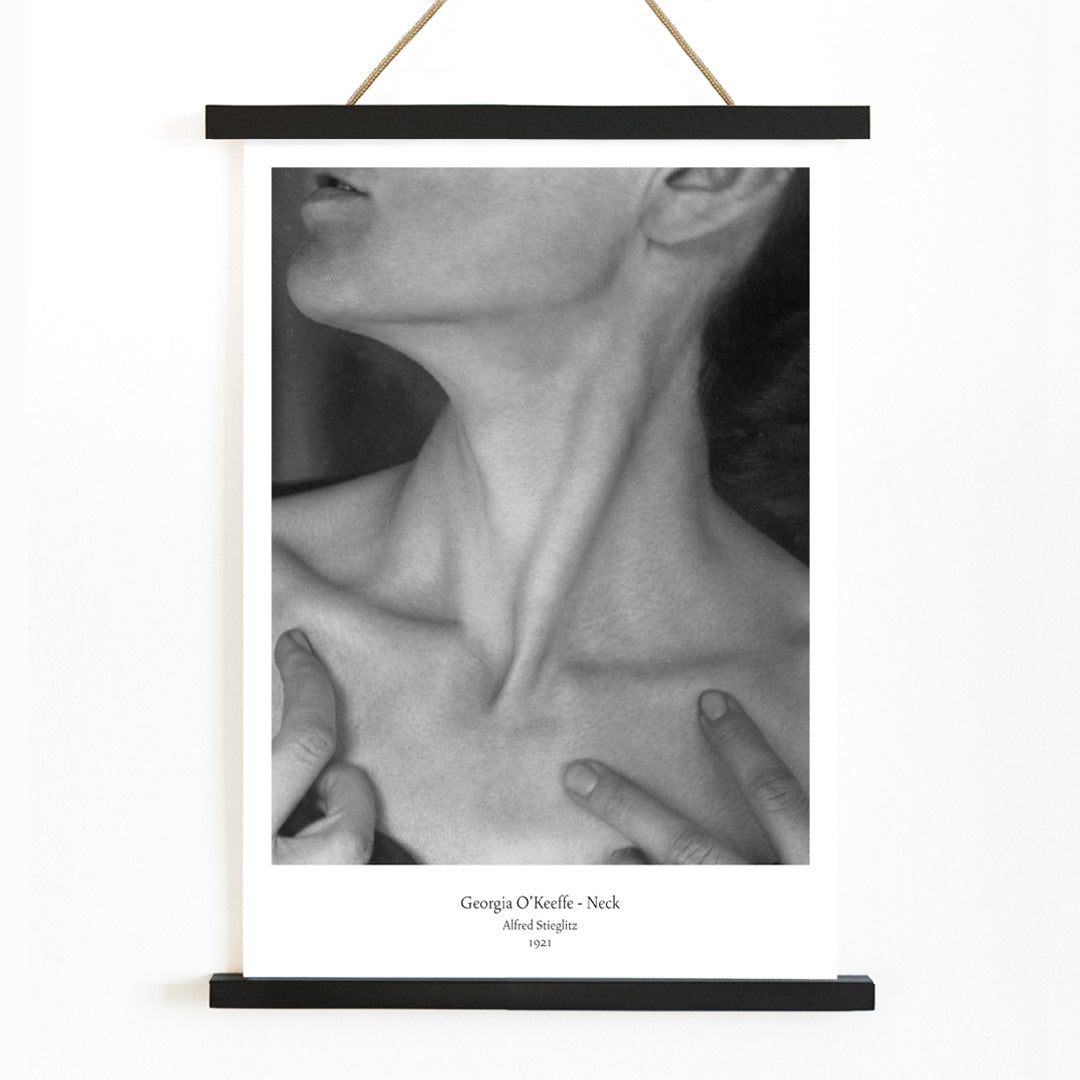 Poster | Georgia O'Keeffe Neck by Alfred Stieglitz 1921 | MORYARTY