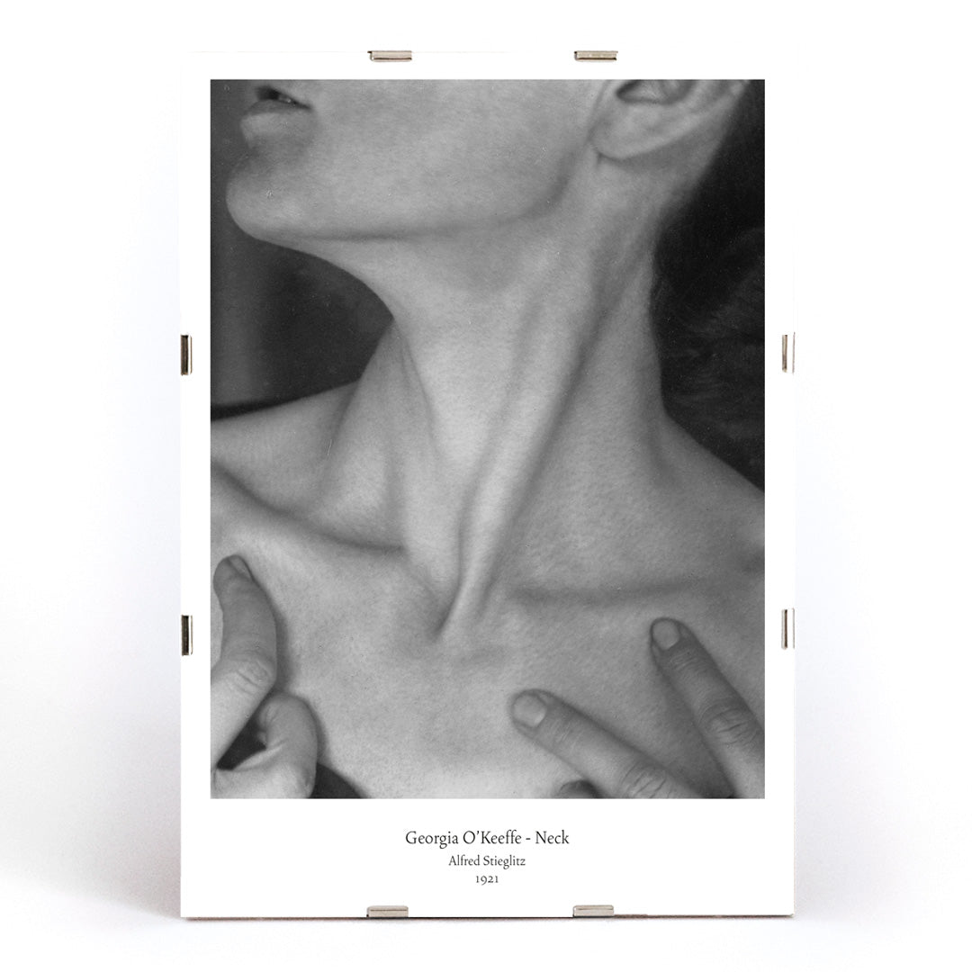 アート・デザイン・音楽 ia O'Keeffe Alfred Stieglitz Poster | Georgia O'Keeffe Neck by Alfred Stieglitz 1921 | MORYARTY