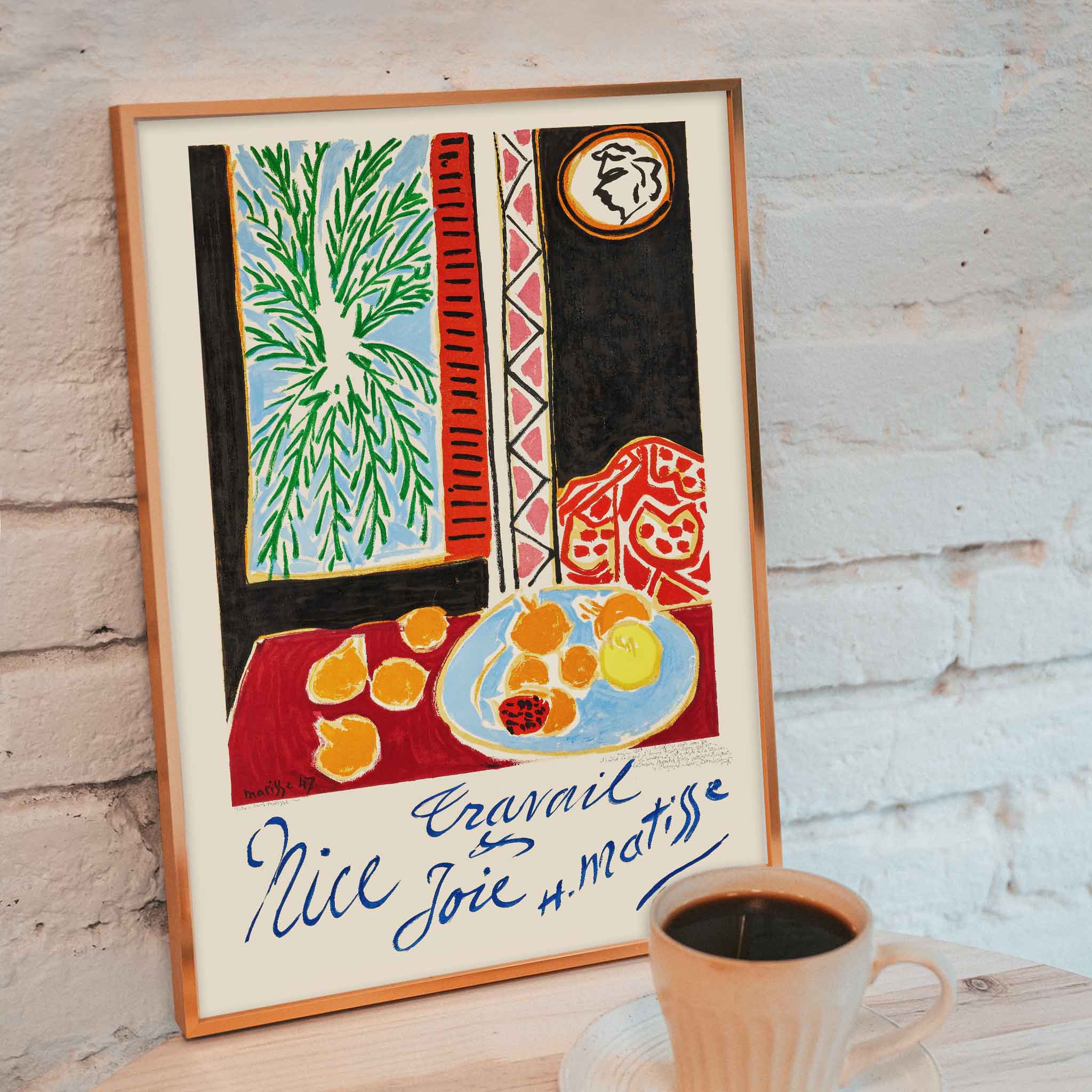 Poster | Nice Travail et Joie by Henri Matisse | MORYARTY