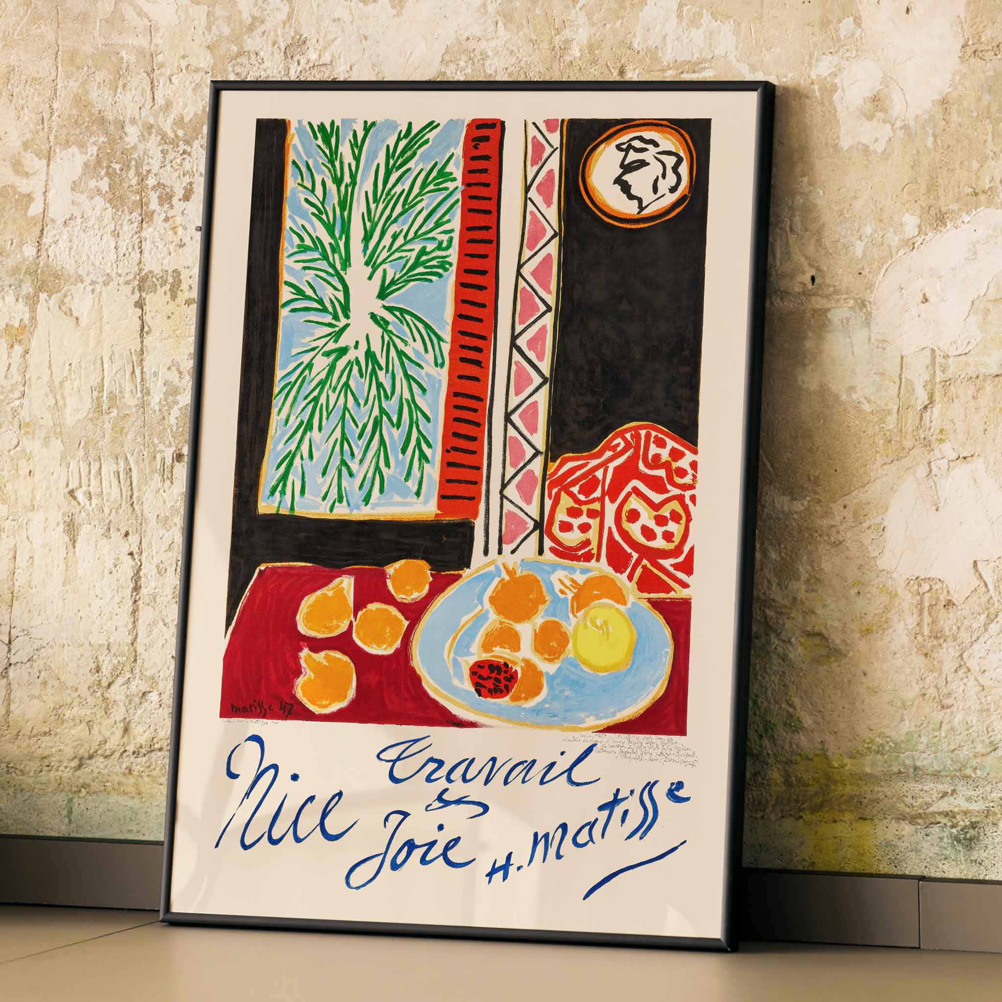 Poster | Nice Travail et Joie by Henri Matisse | MORYARTY