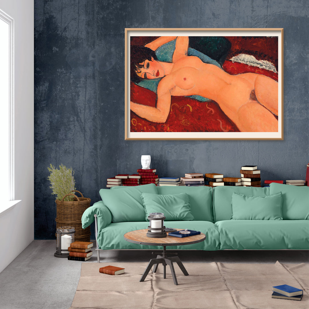 , framed and displayed in home decor