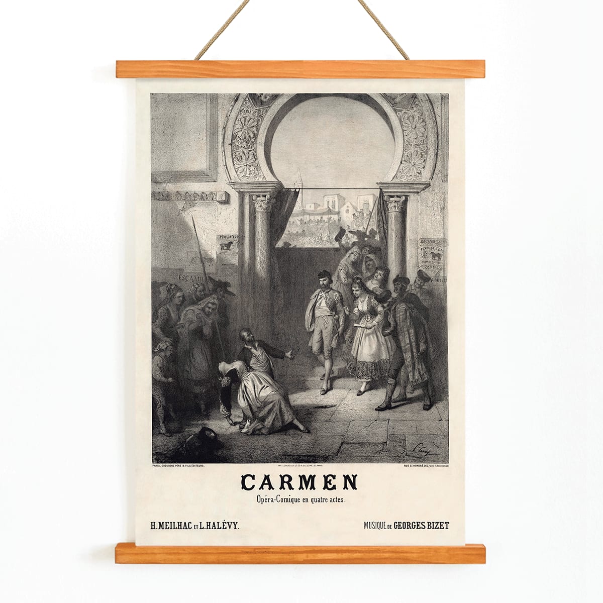 Poster | Carmen Opera Scene by Choudens | MORYARTY