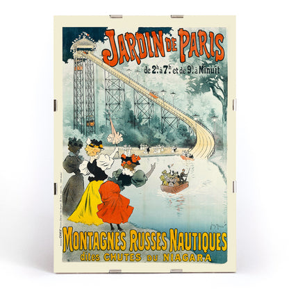 , framed and displayed in modern living room decor