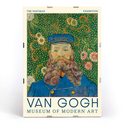 , framed and displayed in modern living room decor