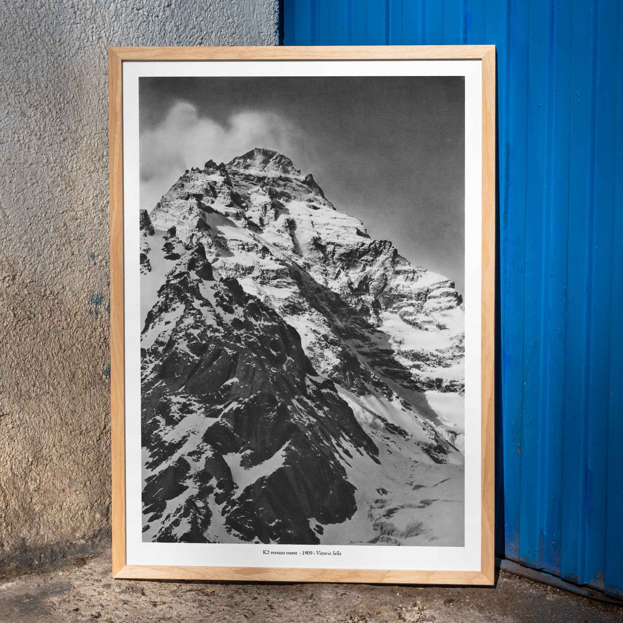 Poster | K2 Mountain Versant Ouest Vittorio Sella | MORYARTY
