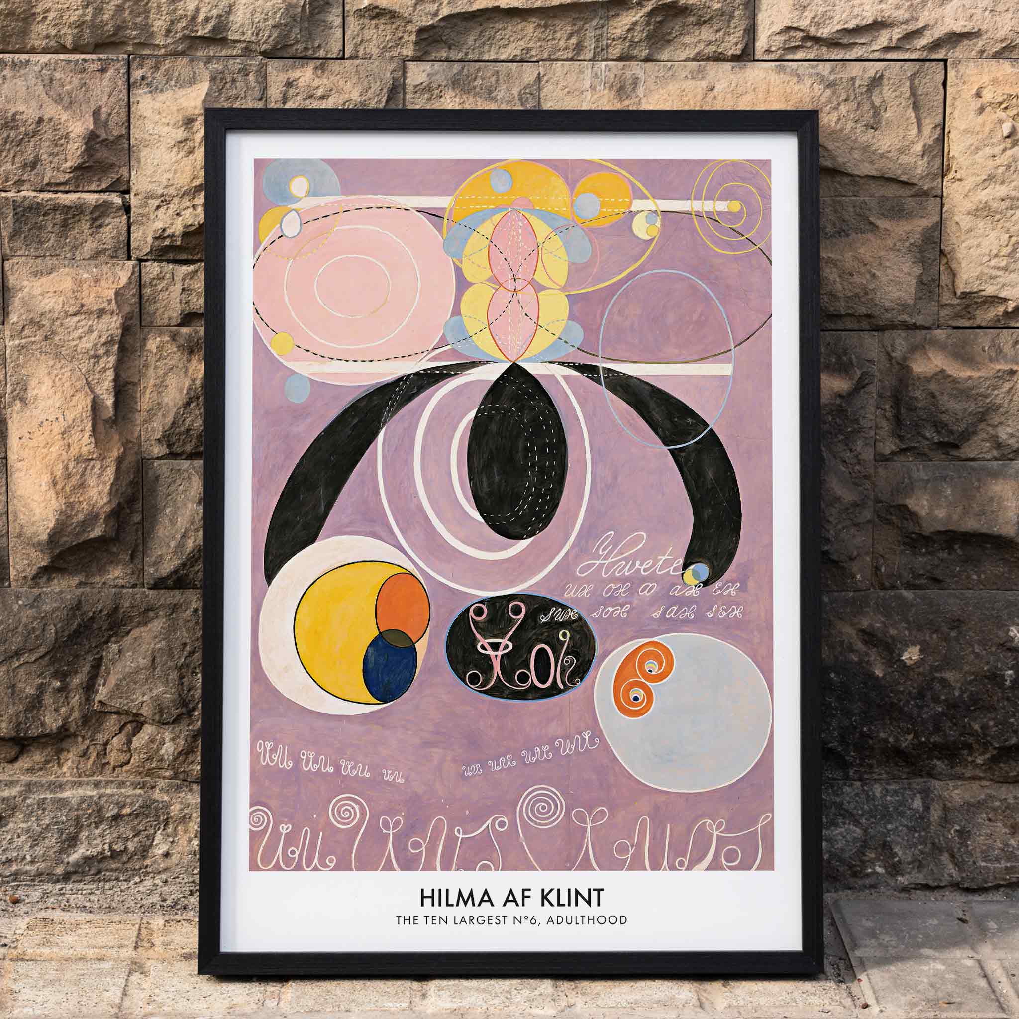Poster | The Ten Largest No 6 by Hilma af Klint 1907 | MORYARTY
