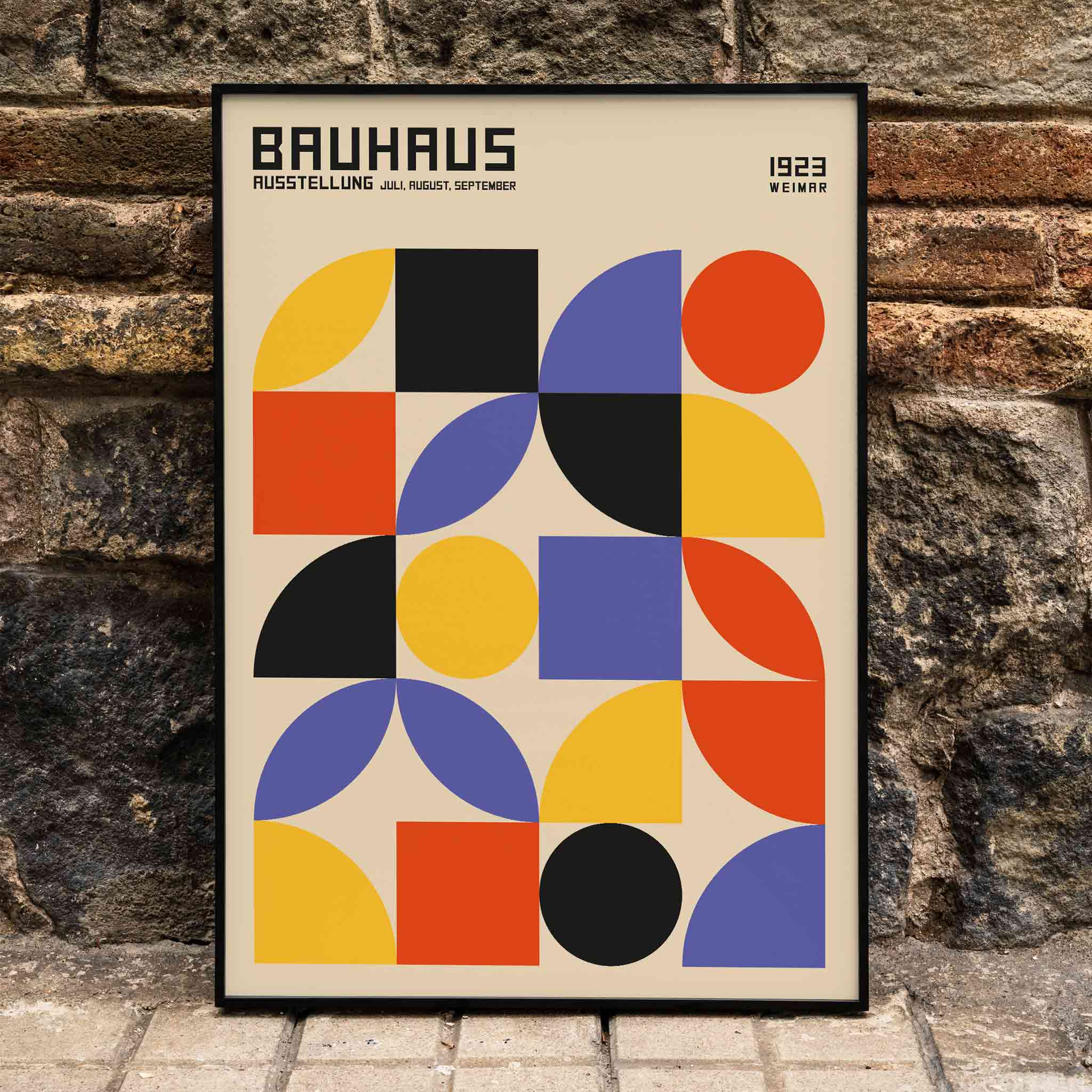 Poster | Bauhaus Abstract Design Bauhaus Poster 10 | MORYARTY