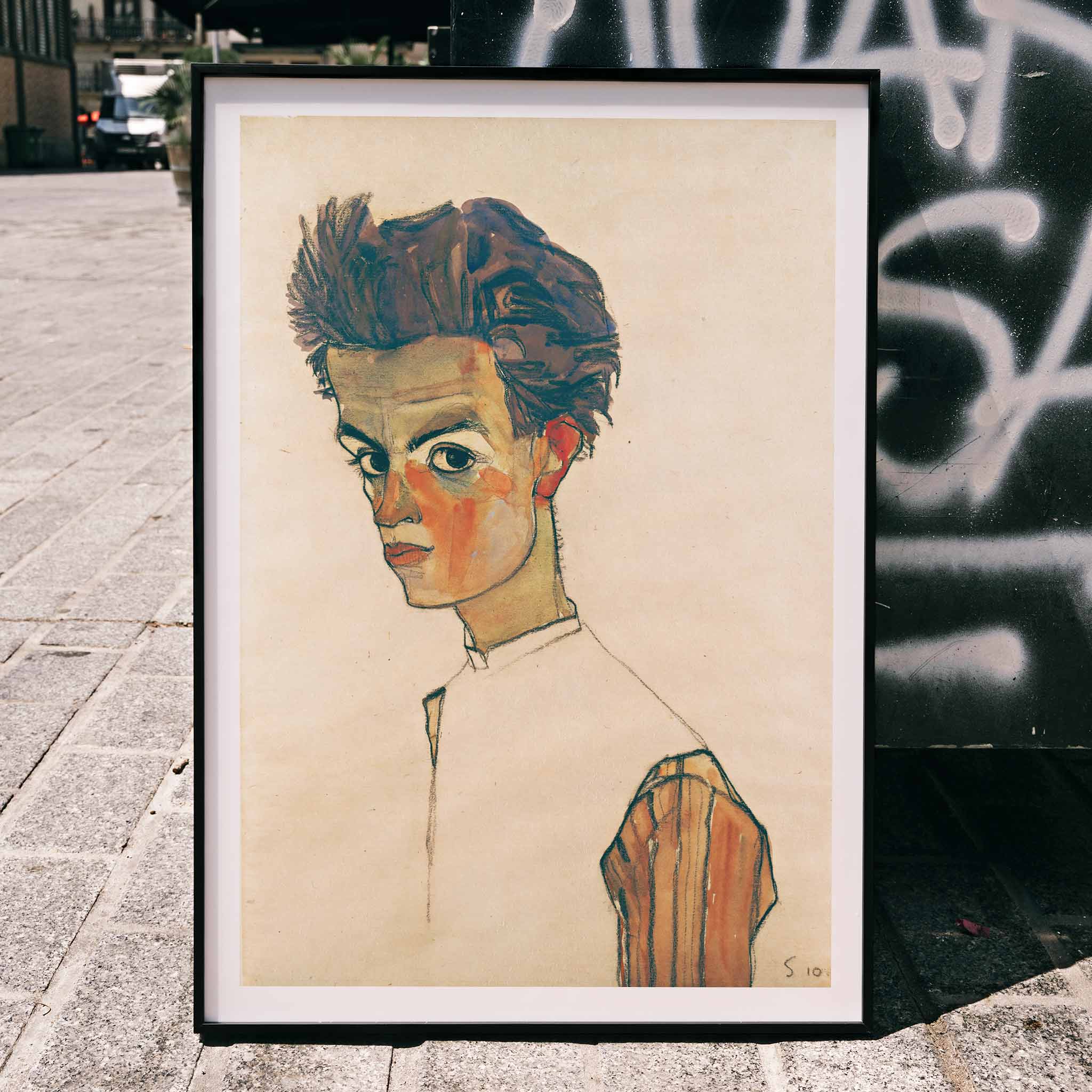 額縁 Egon Schiele vintage poster Egon Schiele Exhibition - Egon Schiele | Art | Framed Prints