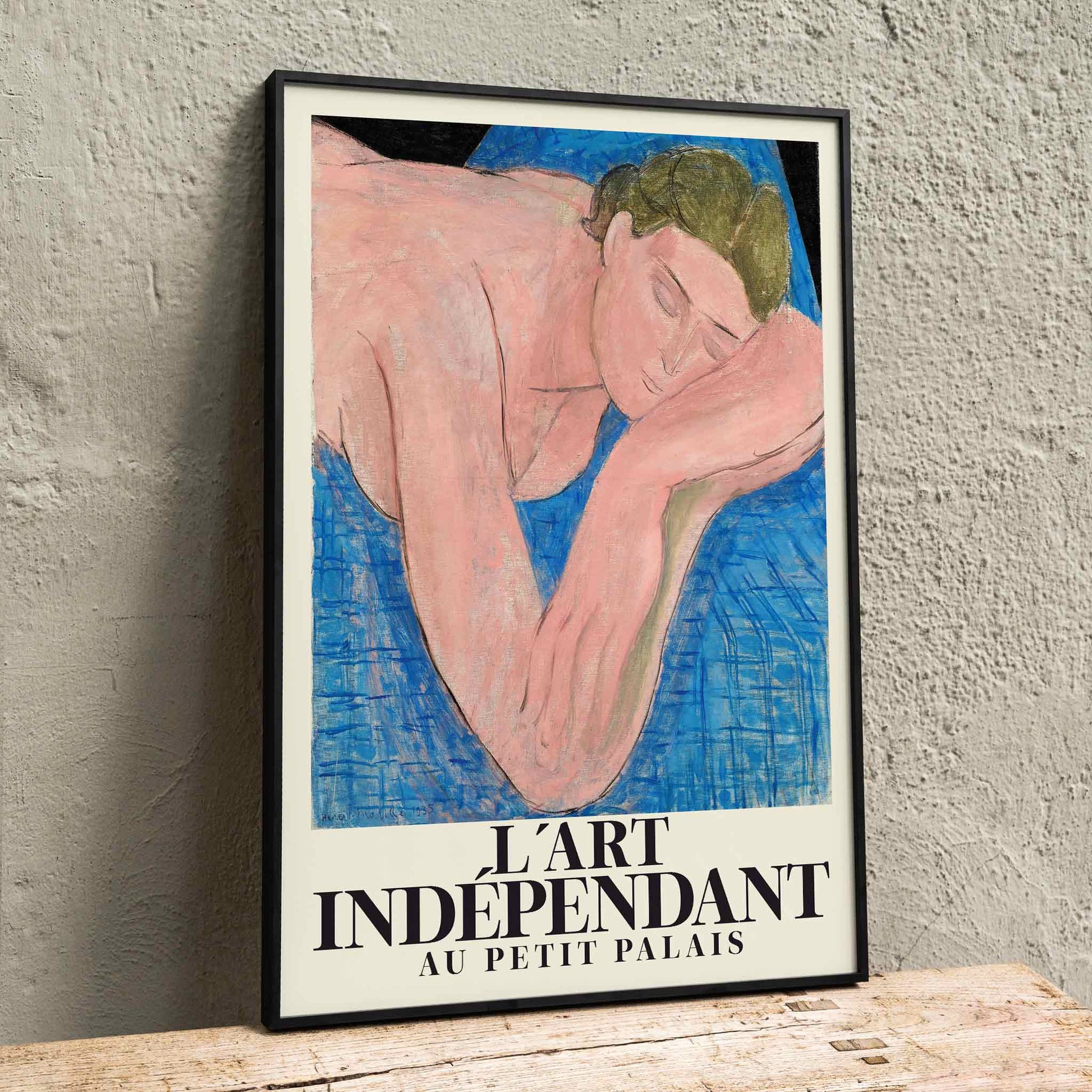 , framed and displayed in home decor