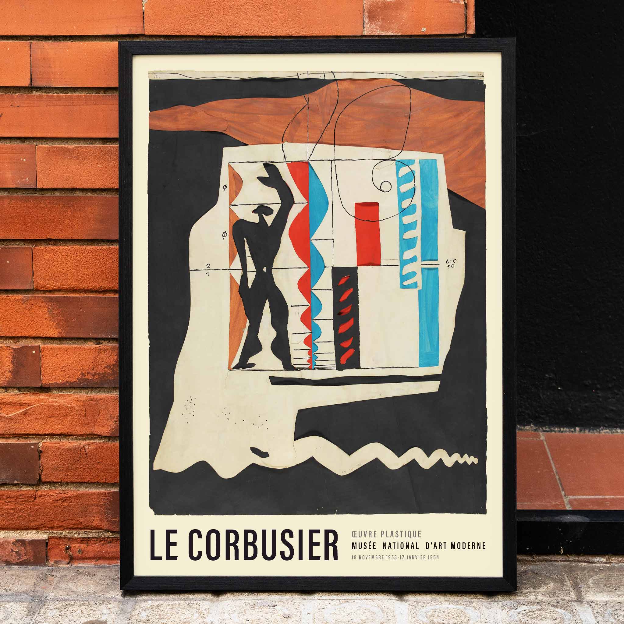 Poster | Le Modulor by Le Corbusier 1950 | MORYARTY