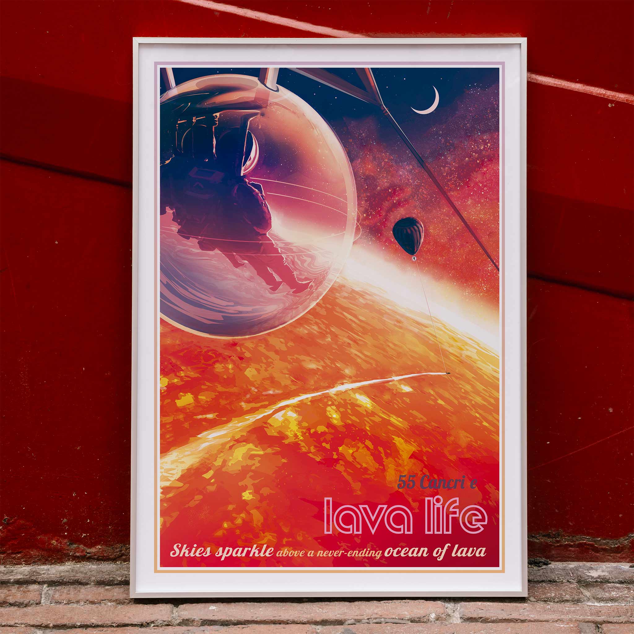 Poster | Kepler-186f where the grass is redder by NASA | MORYARTY