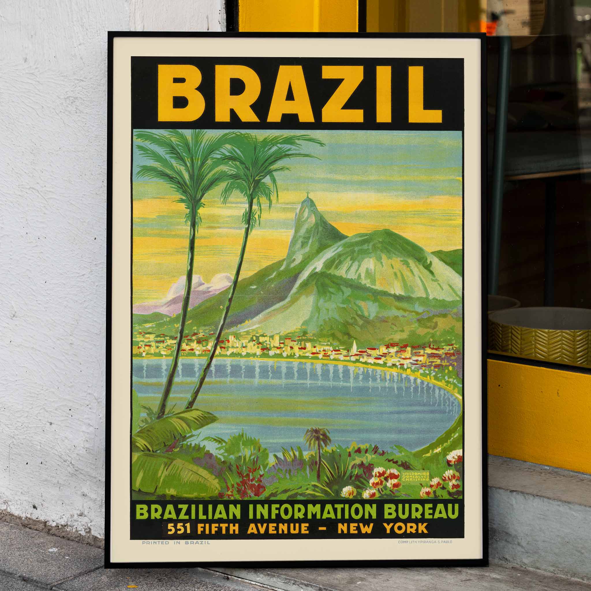 Poster | Brazil 1 by Waldomiro Goncalves Christino | MORYARTY