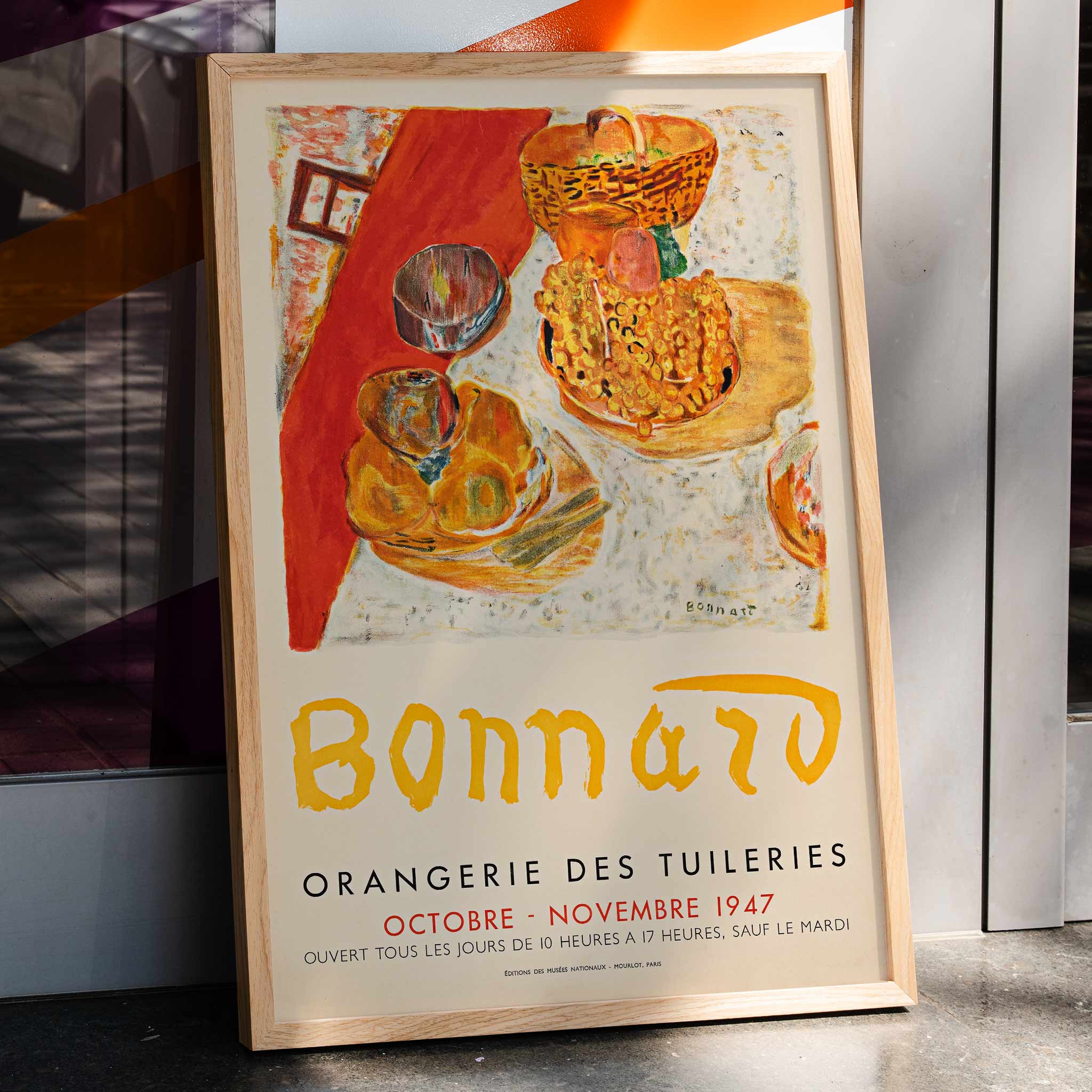 【SALE】PASTELRIB アートポスター（A4サイズ）#9568 Poster | Bonnard Exhibition Still Life Artwork | MORYARTY