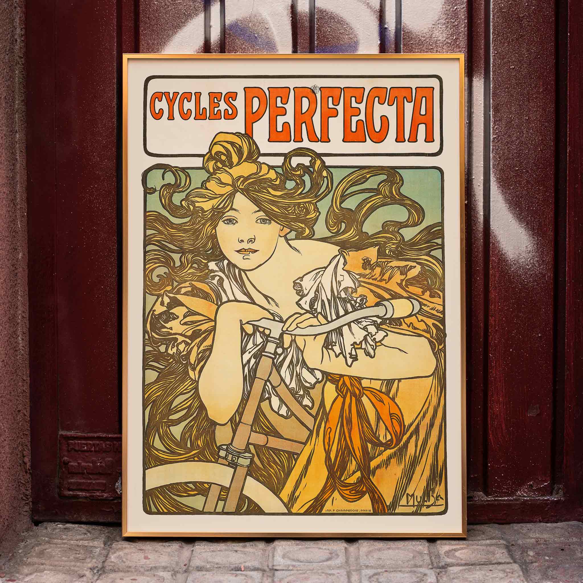 Poster | Cycles Perfecta by Alphonse Mucha 1897 | MORYARTY