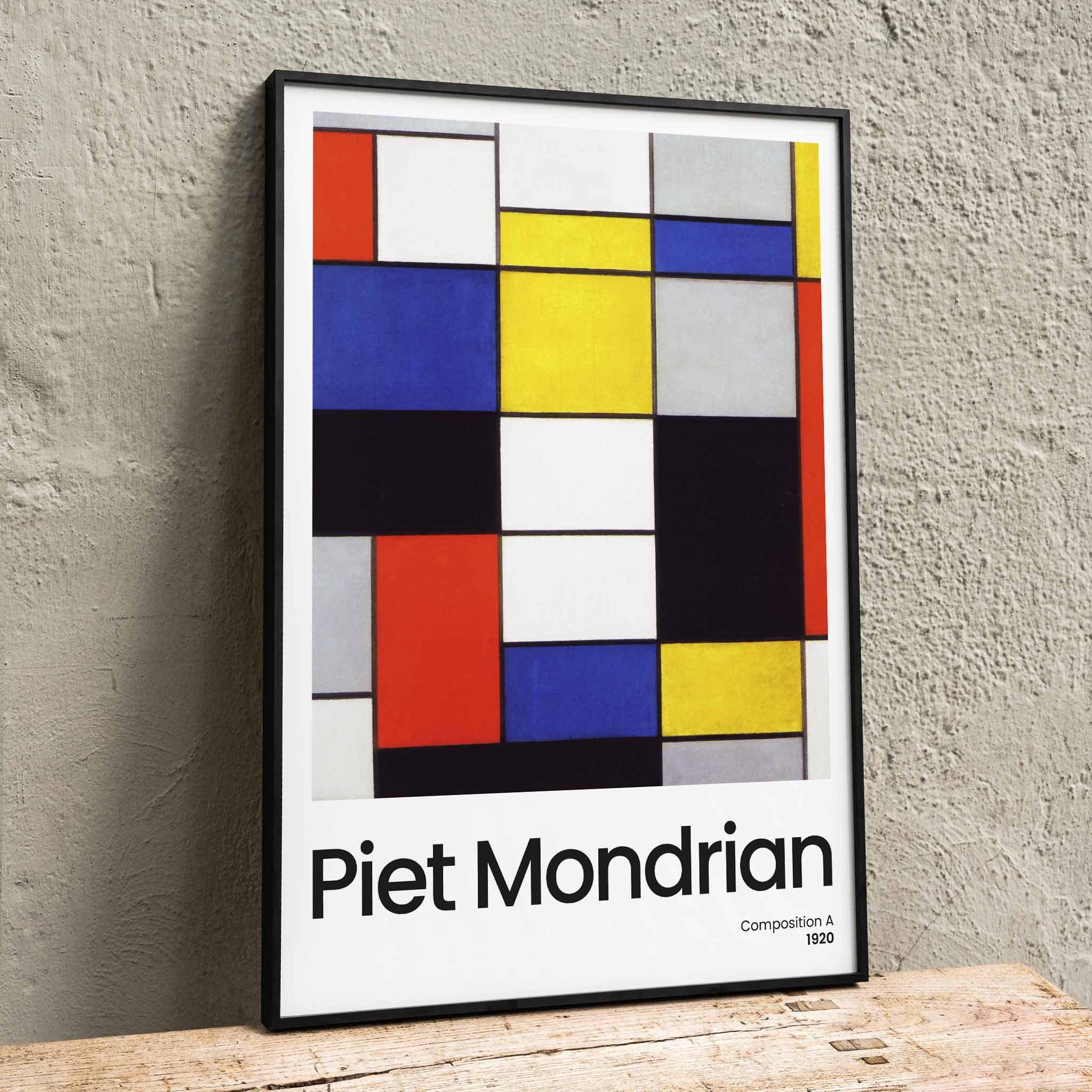 Poster | Composition A by Piet Mondrian 1920 | MORYARTY
