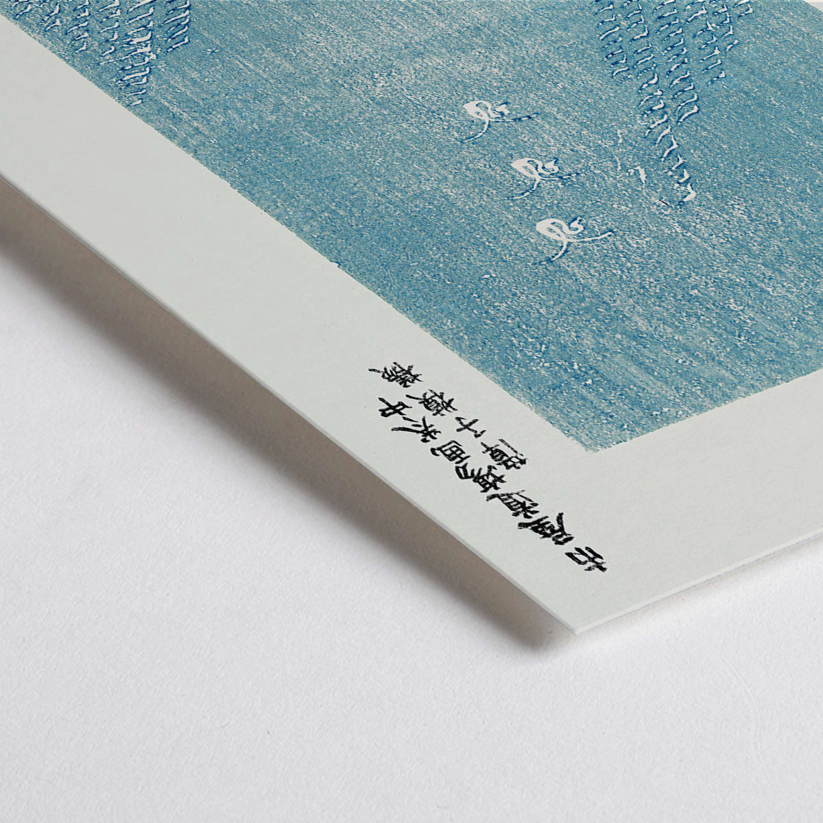 Poster | Japanese vintage seagulls woodblock Taguchi Tomoki 1860