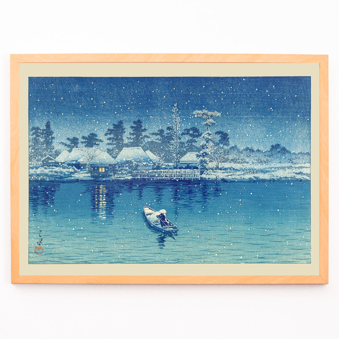 Poster | Ushibori by Kawase Hasui 1930 | MORYARTY