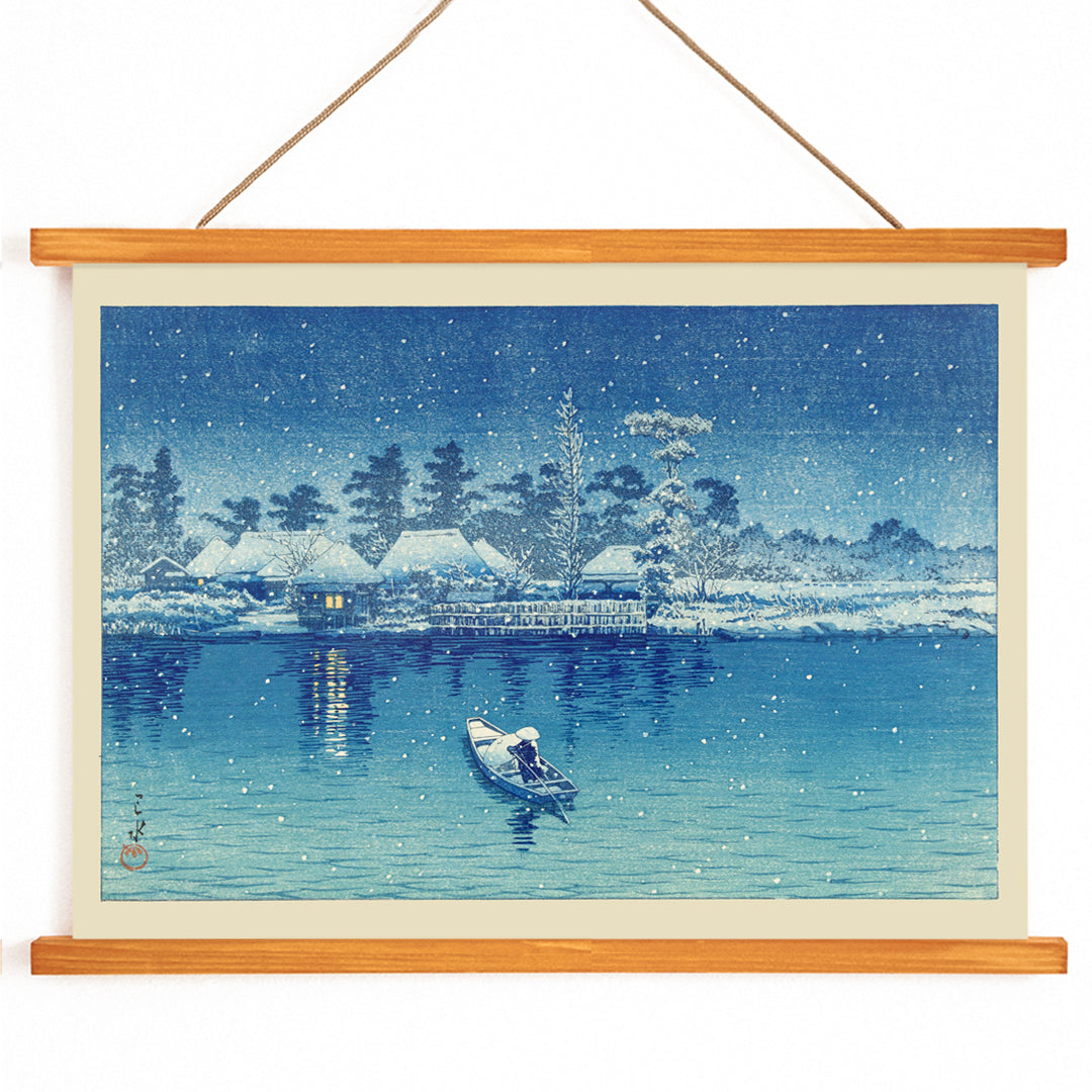 Poster | Ushibori by Kawase Hasui 1930 | MORYARTY