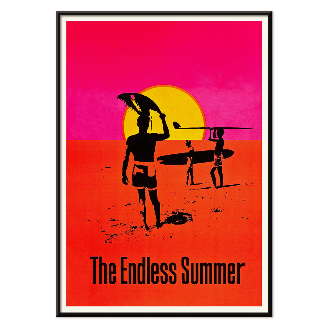 THE ENDLESS SUMMER サーフアート Poster | Surfers The Endless Summer Artwork | MORYARTY