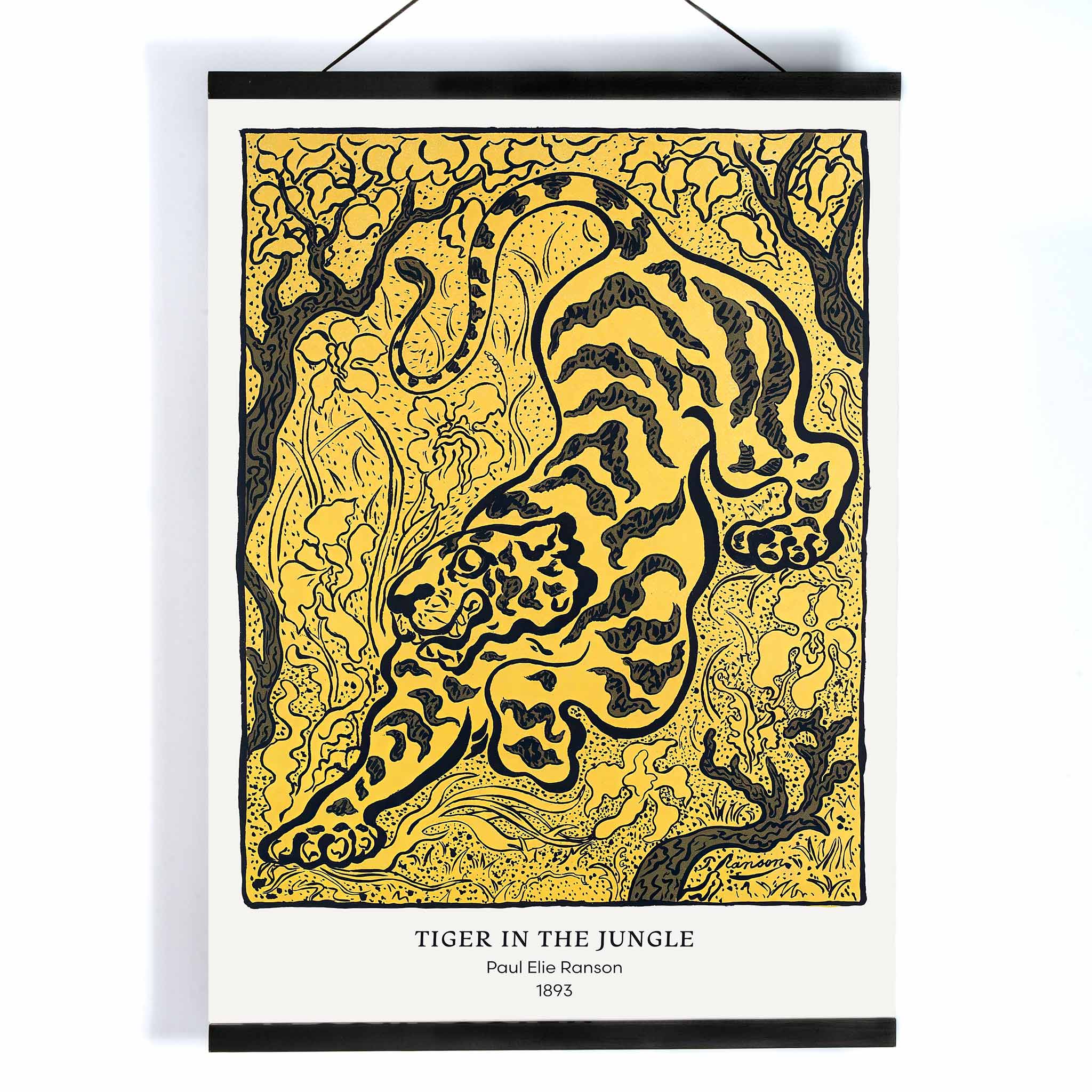 Poster | Tiger in the Jungle by Paul Ranson 1893 | MORYARTY