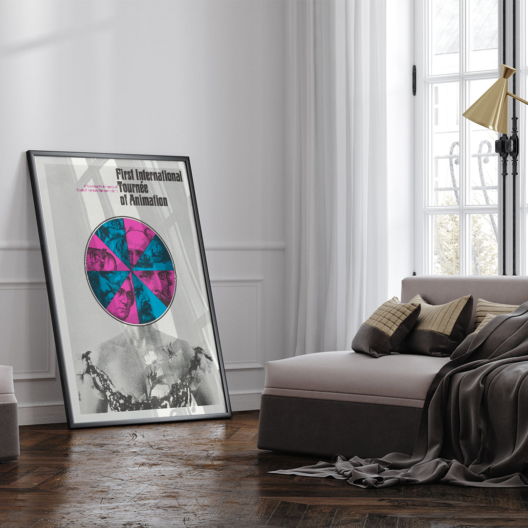 , framed and displayed in home decor