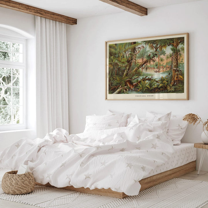 , framed and displayed in home decor