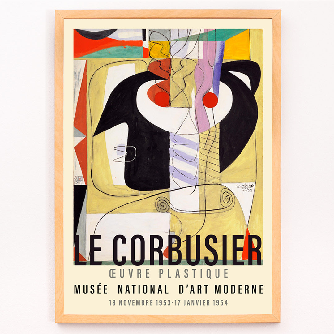 Poster | Violin Art by Le Corbusier (1952) | MORYARTY