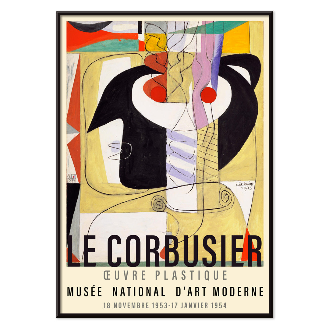 Poster | Violin Art by Le Corbusier (1952) | MORYARTY