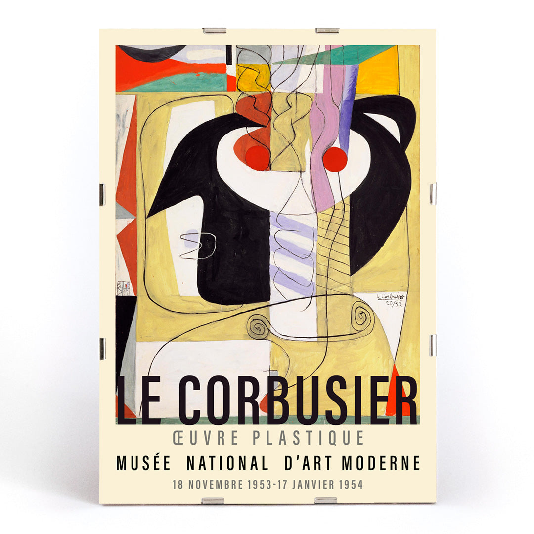 Poster | Violin Art by Le Corbusier (1952) | MORYARTY