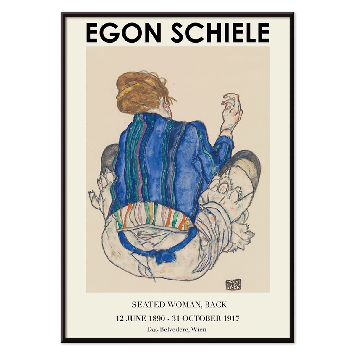 Posters | Egon Schiele Figure Studies | MORYARTY