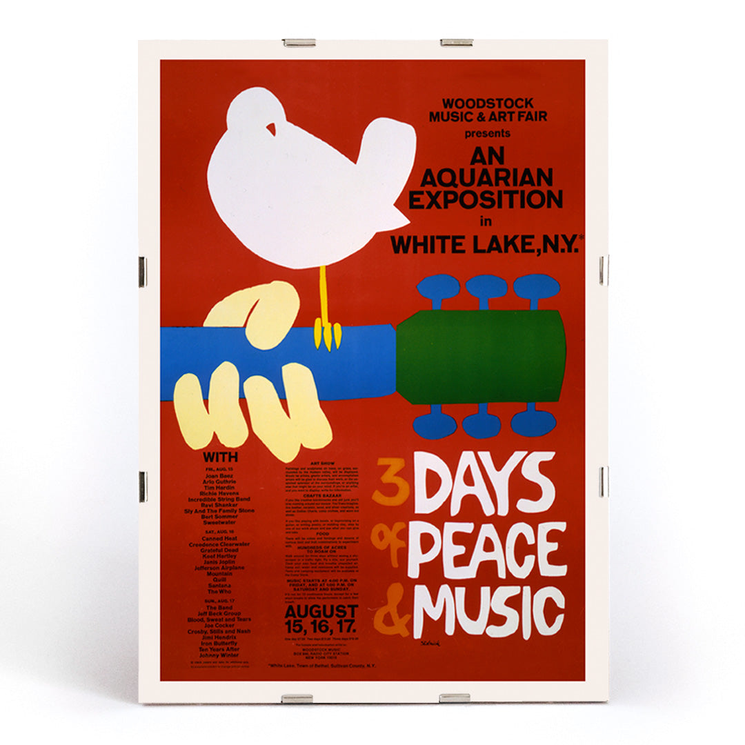 Poster | Woodstock presents Aquarian Exposition White Lake 1969
