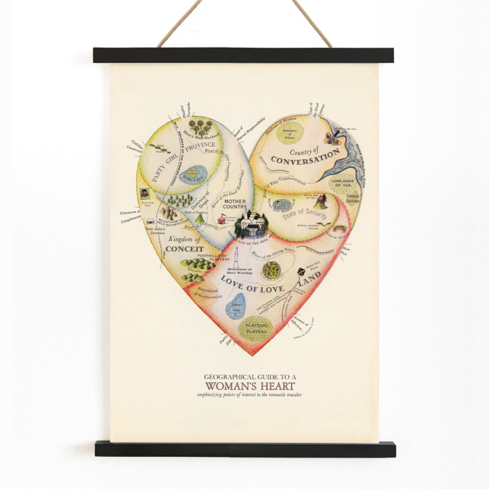 Geographical Guide to a Woman's Heart